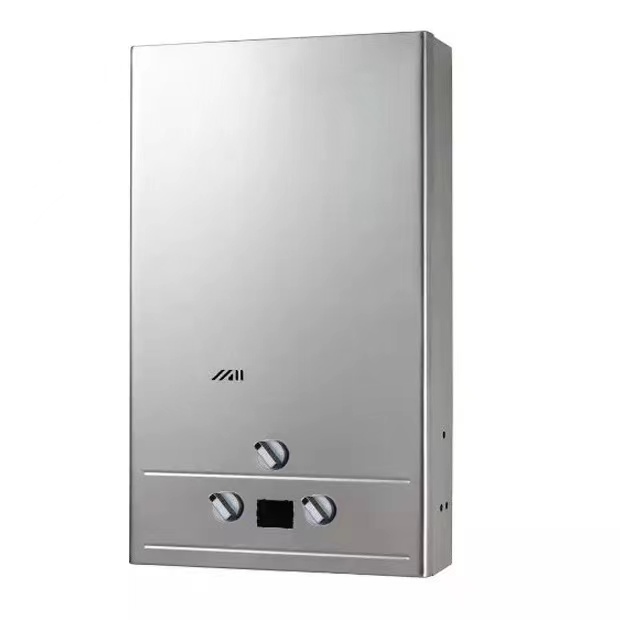 Корпус из нержавеющей стали 6l-24l со светодиодом для обеспечения температурной безопасности, сжиженный природный газ, водонагреватель для ванной и душа