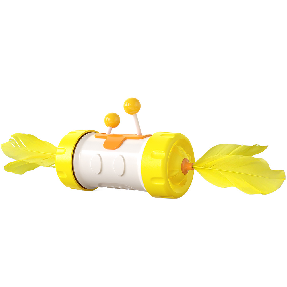 Interactive spinning Pet Toy tease cat feathers Magic wheel Windmill Funny Cat Toys