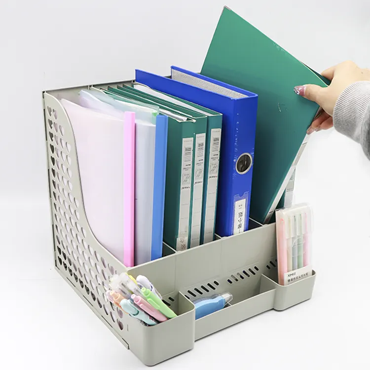 Cubbyhole Notebook Magazine Document Organizer Stationery Supplies Book Holder Wholesale Storage A4 File Holder