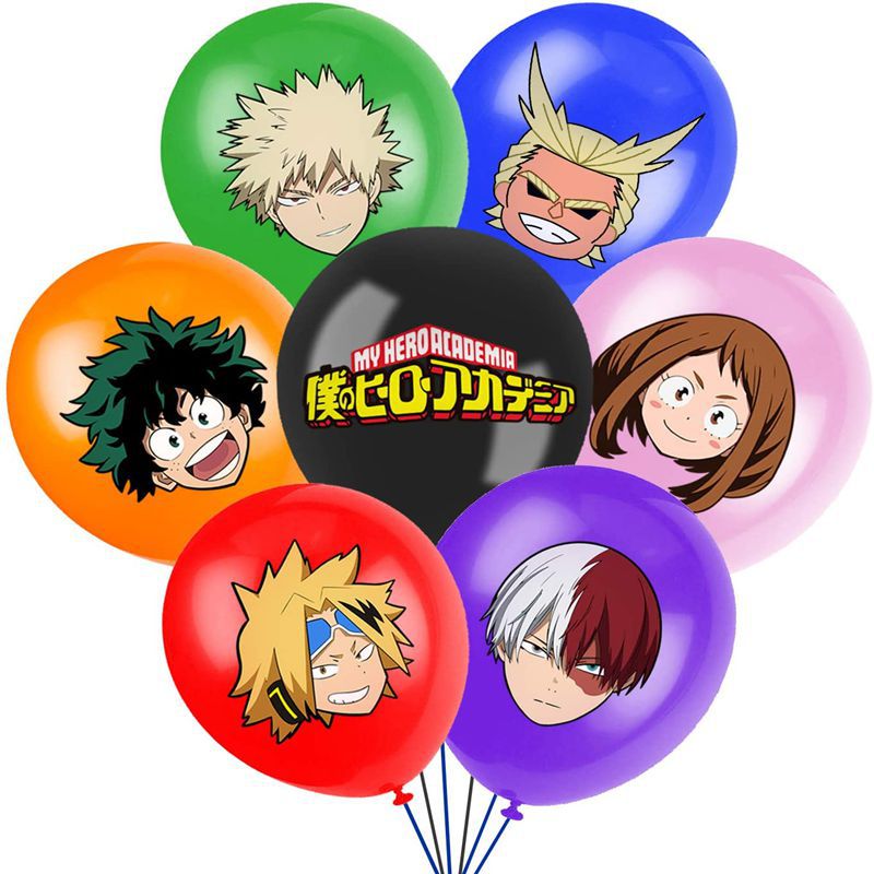 Wholesale 28 pcs set Party Decoration Anime My Hero Academia Balloon Latex Balloons Gift