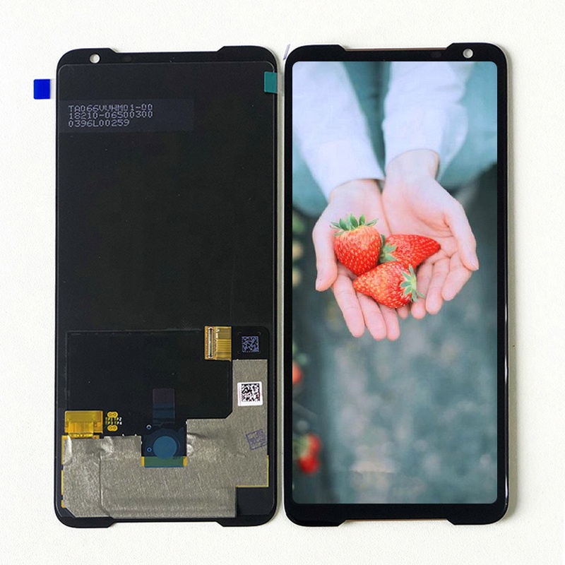 2019 Новый 100% Оригинальный сенсорный экран amoled для сотового телефона 6,59 дюймов Asus ROG phone II Phone2 ZS660KL LCD