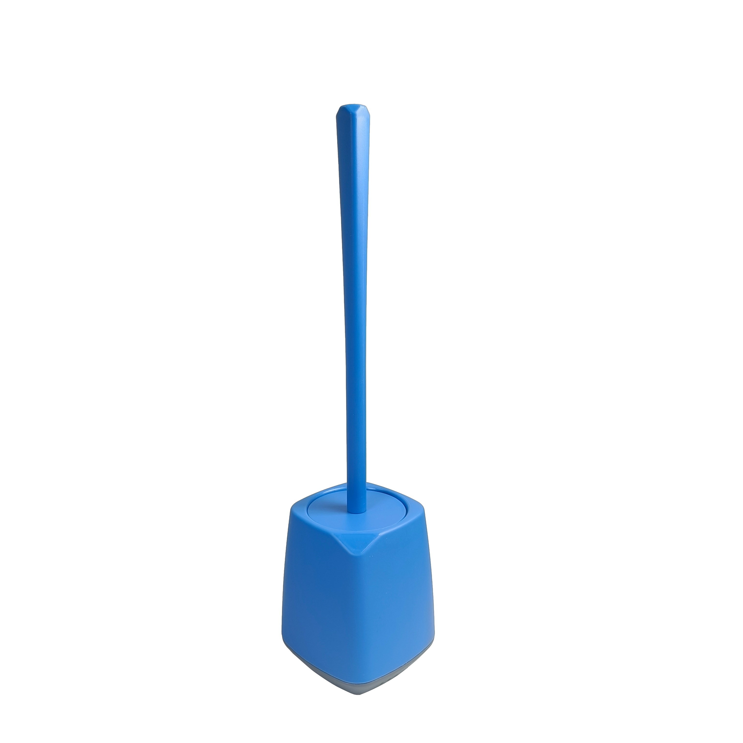 Customized Blue Household Toilet Brush Set (with Plug Cleaning Brush) Cleaning Products TPR Toilet Brush