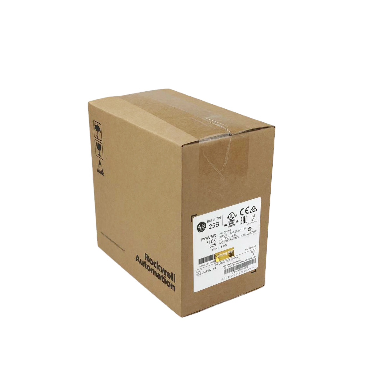 Популярный товар, автоматизация AB Allen Bradley PowerFlex 525, преобразователь частоты 25B-A4P8N114 для завода