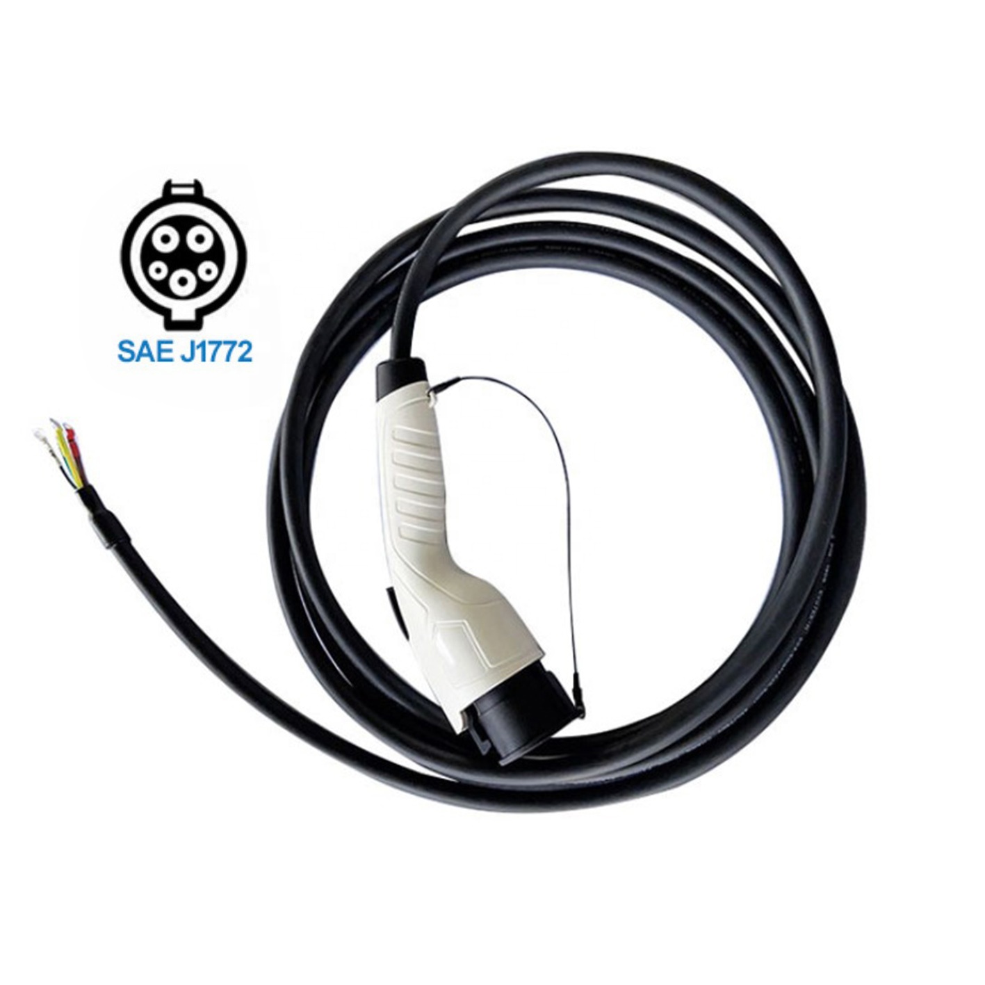 Factory quality 32A cable 5 meter SAE J1772 Type1 Car side ev charging connector ev plug type 1 with cable