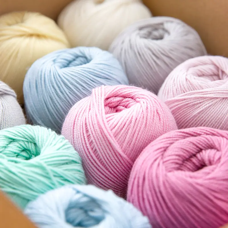 Yarncrafts окрашенная мягкая Пастельная дышащая детская ручная вязка из шелка мериноса 100% пряжа из овечьей шерсти