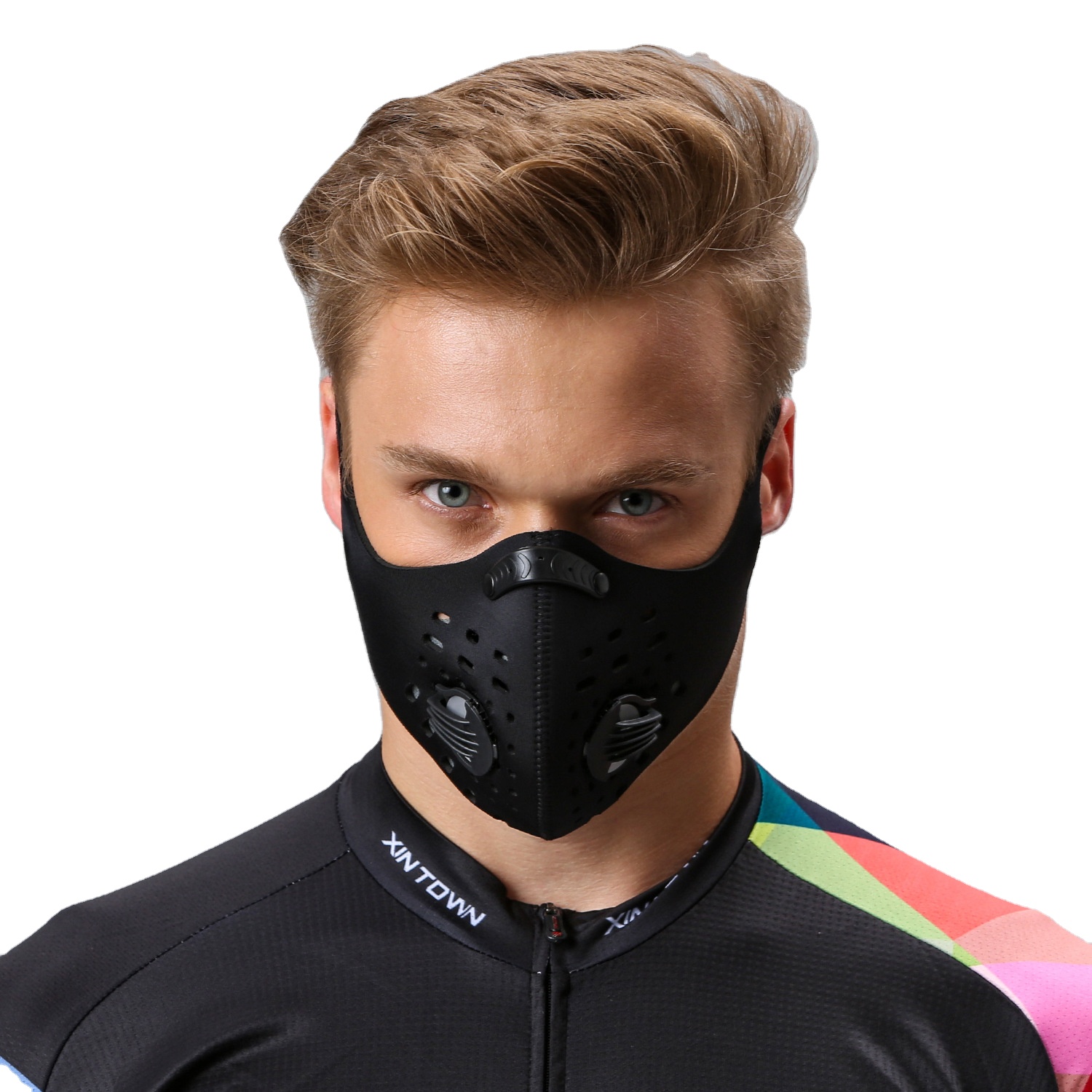 Pm2.5 анти пыли загрязнение цифрового таймера для тренировки с дыхательным клапаном уход за кожей лица тренировочная маска для бега