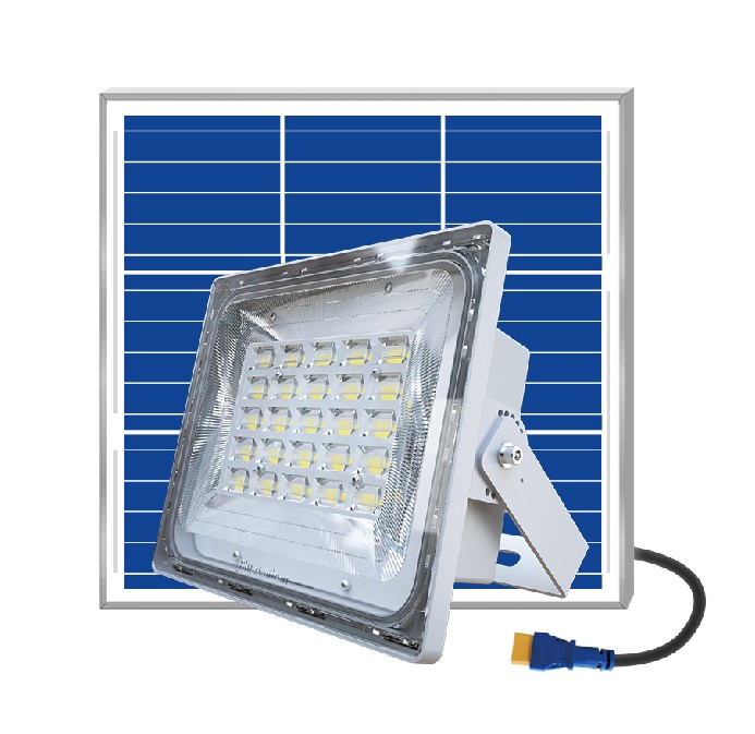 Outdoor IP65 Solar Flood Light Blue Carbon WaWa3.0 Reflector Solar 50W 200W 300W 500W