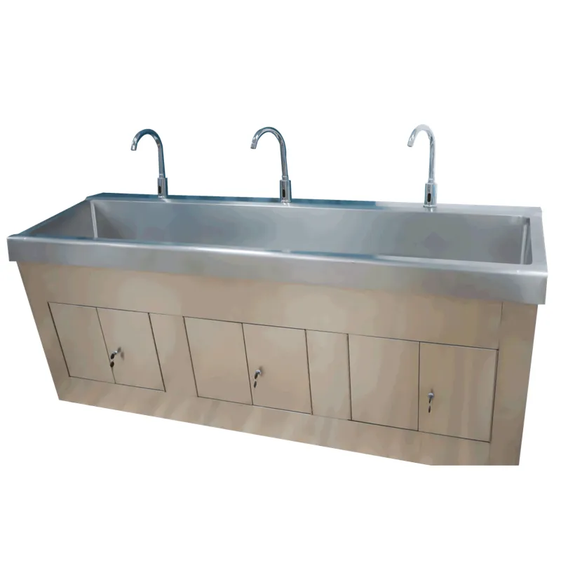 YFQ035 Hospital Medical Stainless Steel Inductive Hand Washing Sink