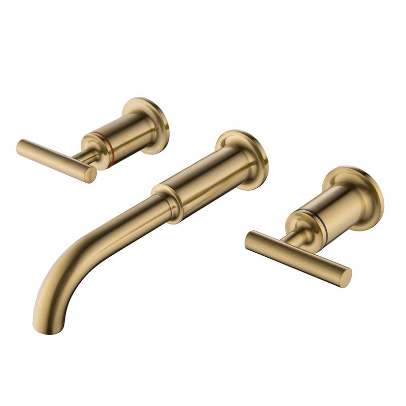Eco-friendly Black Polished Chrome Brass Faucets Mounting System Bathroom Sink Kaiping Faucet