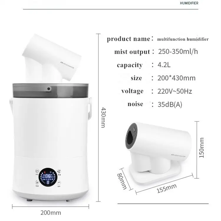 Air Humidifier /Aroma Diffuser /Essential Oil Diffuser Ultrasonic Humidifier Household Humidifier