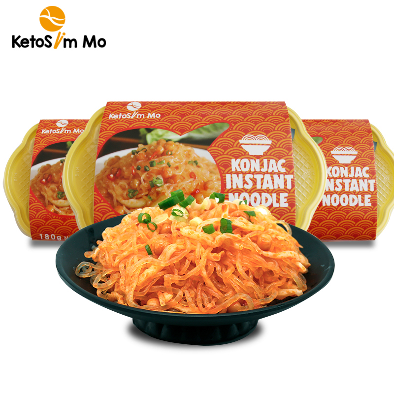 Amazon эксклюзивная вкусная диета еда Конжак горох вкус лапша быстрого приготовления Кето еда