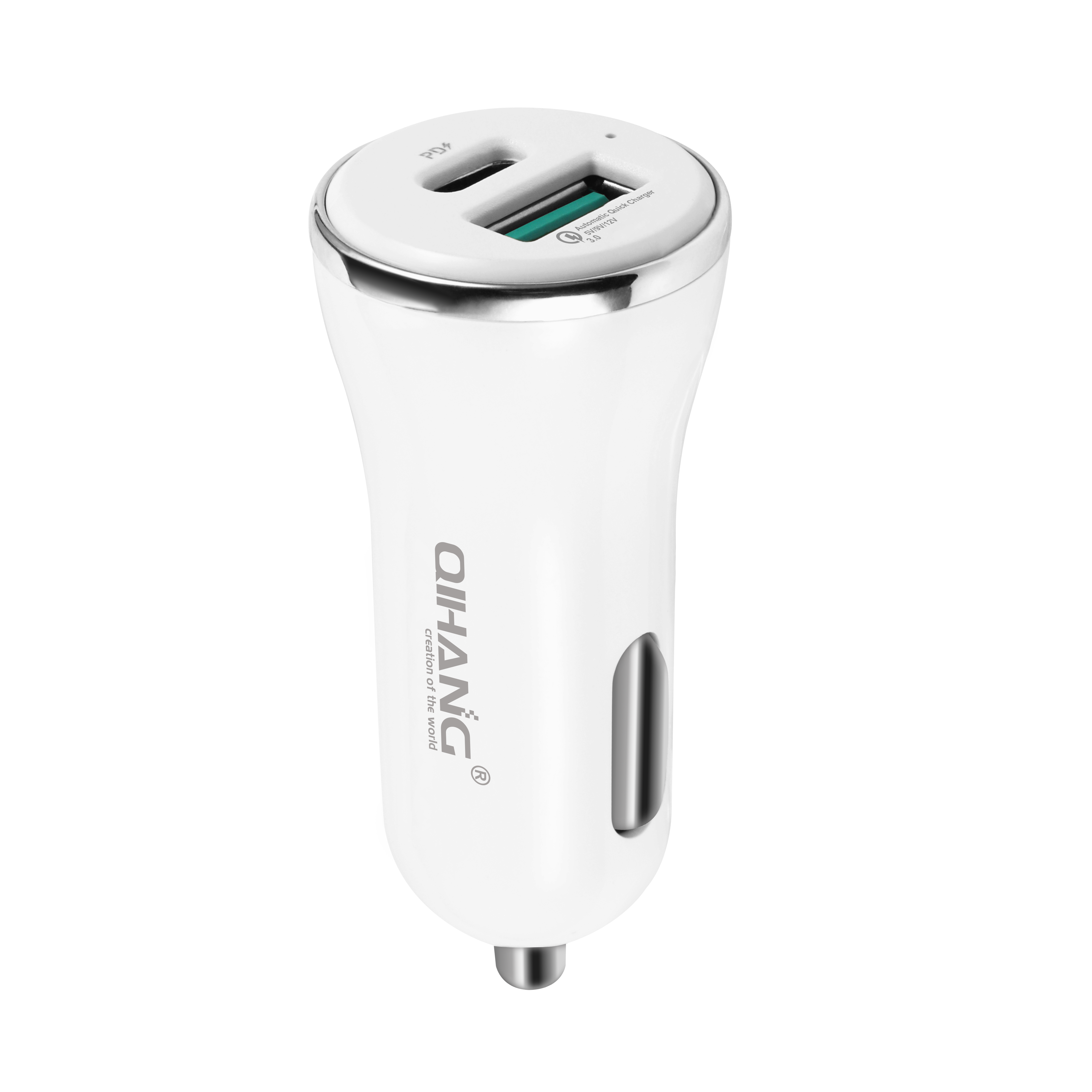 Новая технология 12 в 36 Вт USB Type C 2 порта PD Быстрая зарядка 3,0 QC3.0 автомобильное зарядное устройство адаптер
