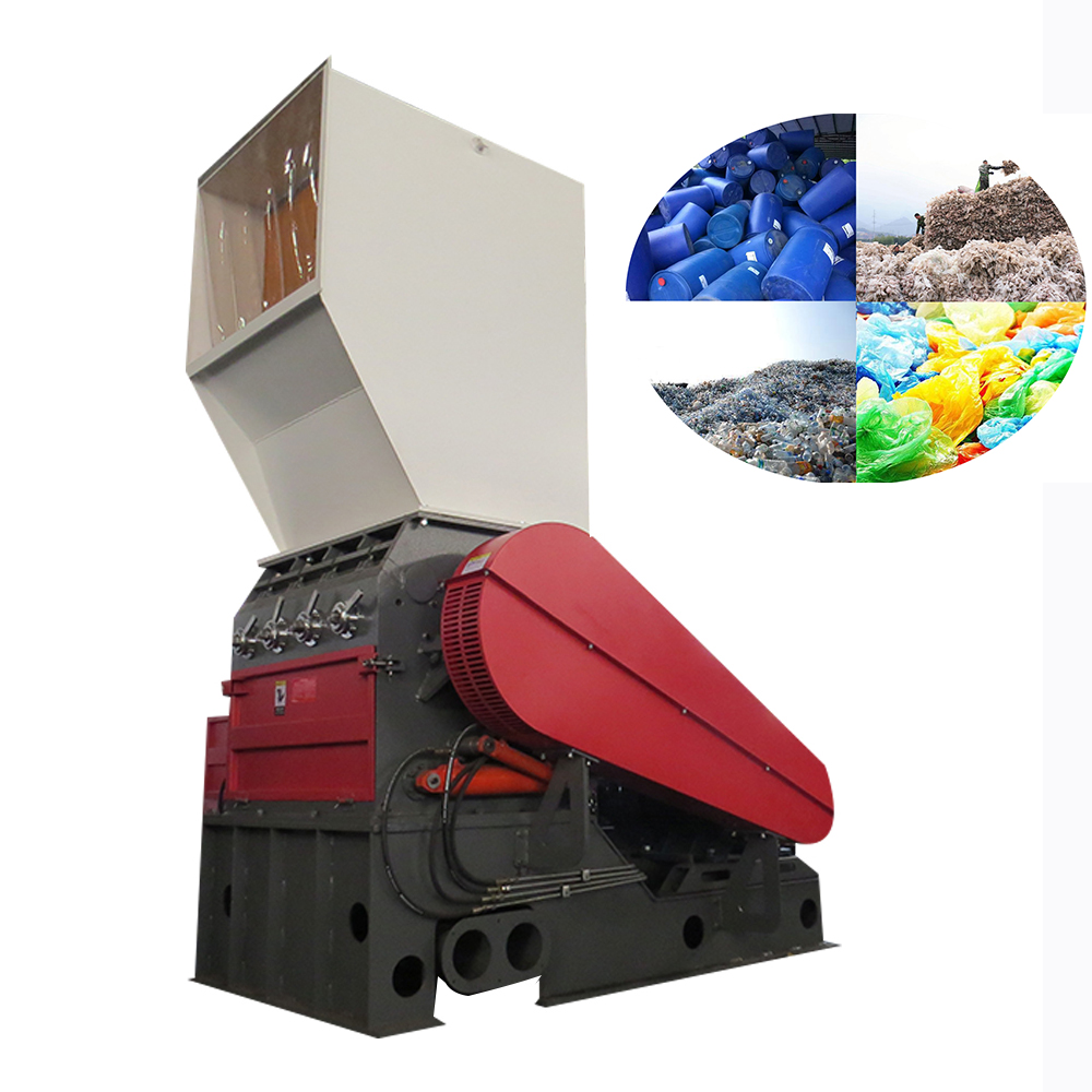 PE/PP/PS/PVC/ABS Weaving Bag Film Claw Blade Bottle Crusher Waste Recycling Plastic Crushing Machines
