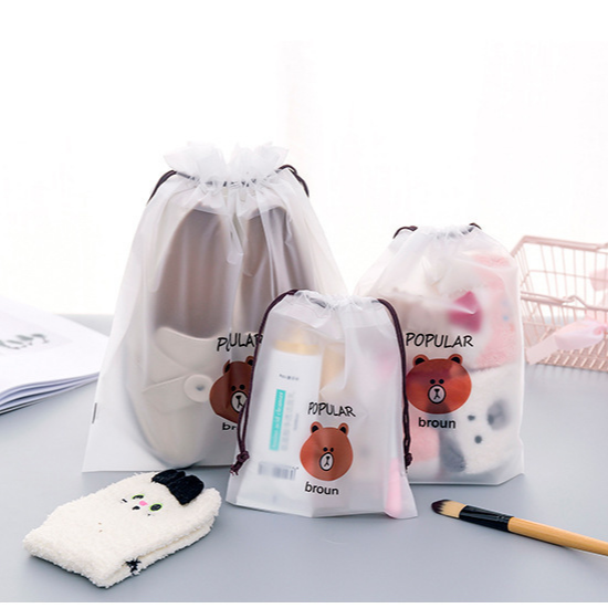 Водонепроницаемый чехол для хранения путешествия рюкзак drawstring обуви багажная сумка для хранения