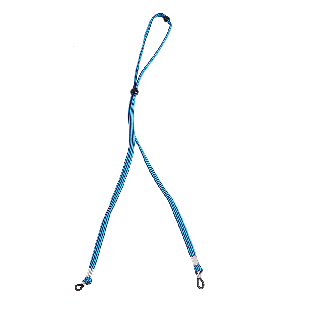 Factory direct sale PP polyester masking wind rope adjustable and detachable masking lanyard glasses rope