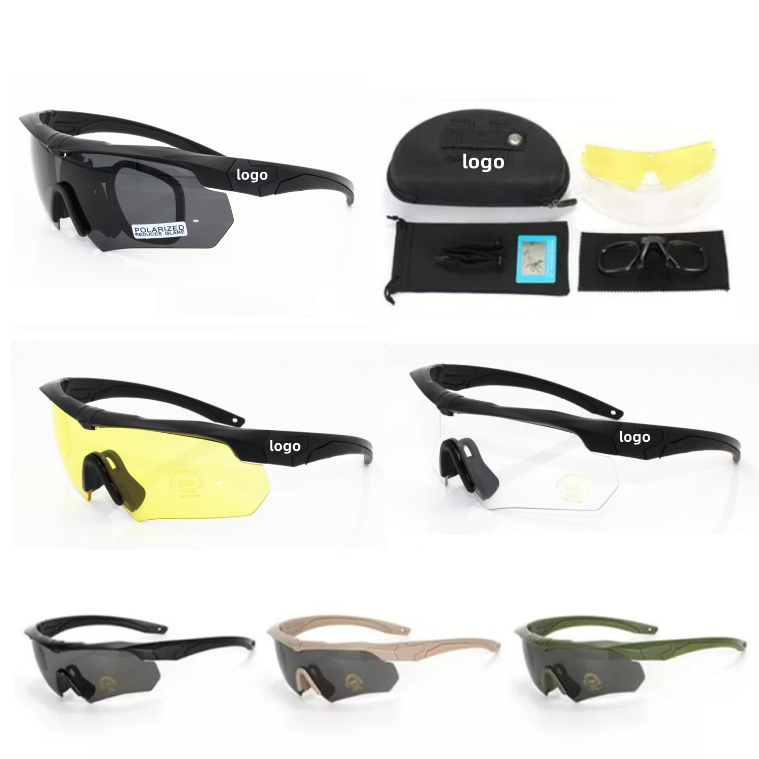 Custom logo hot es tactical glasses tactical eyewear CS Sunglasses tactical goggles safety goggles outdoor sport Glasses