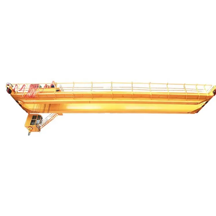Chinese famous brand Europe style double girder beam heavy capacity overhead travelling crane for workshop