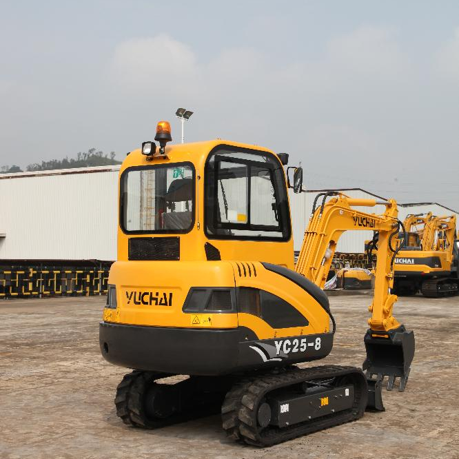 Блок развертки тележки Yuchai экскаватор YC25-8 2.5ton мини гигиенических прокладок гидравлических экскаваторов в Китае (стандарты CE,