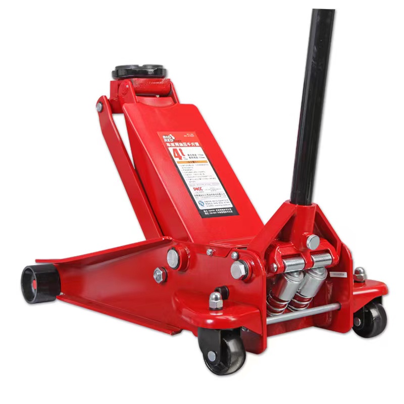 4T floor jack portable low hydraulic 2 pumps car trolly jack CE