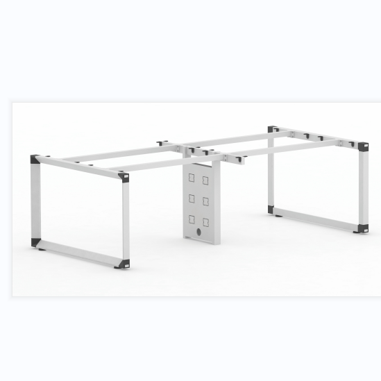 Guangzhou Factory Furniture Hardware Office Table Leg Metal Office Table Desk Workstation For 4 Person