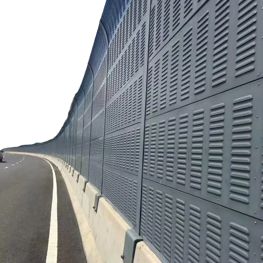 Highway Noise Barrier High-Quality Highway Sound Barrier Guardrail Residential Soundproof Wall Noise Barrier