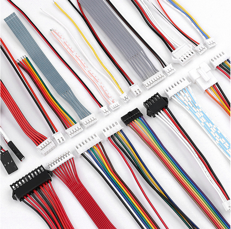 JST wiring Molex electronic cable custom wire harness and cable assembly