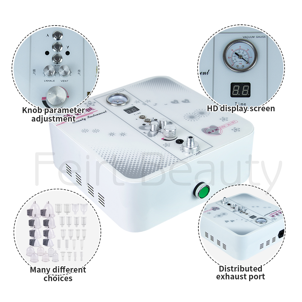 Breast enlargement pump firming machine vacuum butt infrared therapy buttocks lifting machine chest beauty factory wholesale