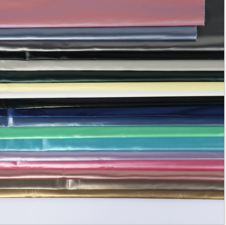 nylon fabric 20 denier solid dyeing nylon PU coating 3K/3K nylon fabric waterproof with down proof finish