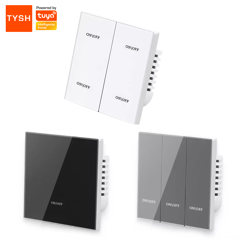 Умное Магнитное реле TYSH, электрический выключатель с сенсорным экраном и Wi-Fi, дистанционным управлением Zigbee