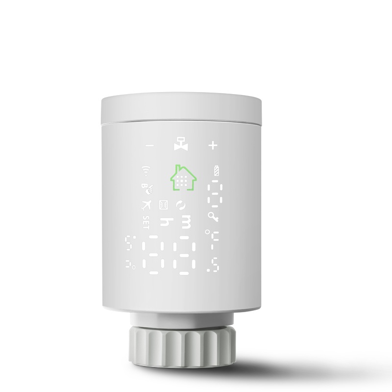 Tuya Smart ZigBee радиатор привод программируемый термостат термостатический радиатор клапан регулятор температуры поддержка Alexa