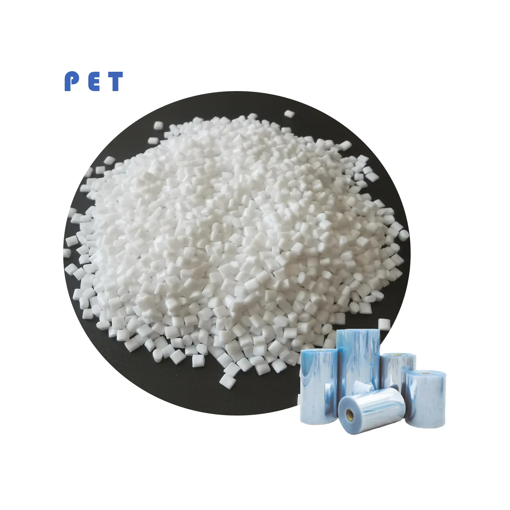 Amorphous PET chips Super bright textile grade best quality PET resin