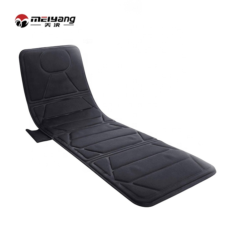 Fuan meiyang OEM Hot sale good price full body massage mat folding buttocks cashmere sponge massage mattress with heating