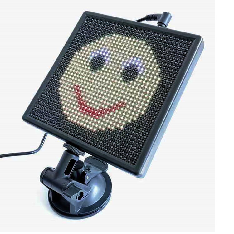 2019 Лидер продаж DC12V RGB LED DIY Emoji Автомобильный дисплей