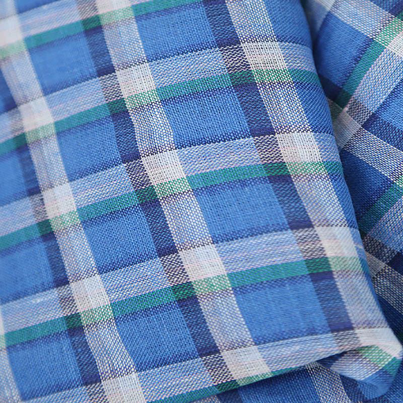 Organic Hemp Woven Clothing Fabric Casual Shirt Linen Hemp Fabric