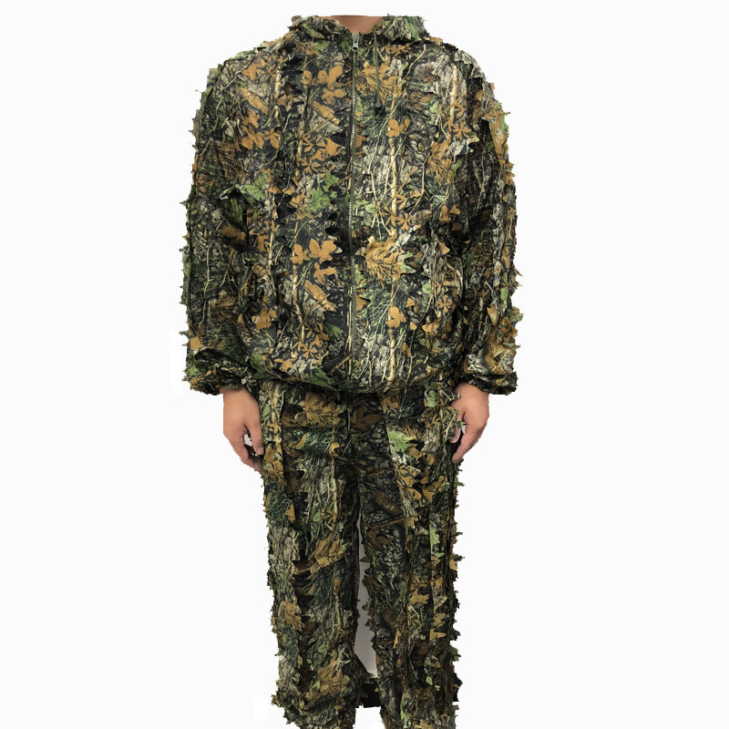 FZ06 уличный костюм Ghillie Мужская камуфляжная одежда костюм джунглей CS тренировочная одежда с длинным рукавом охотничий костюм