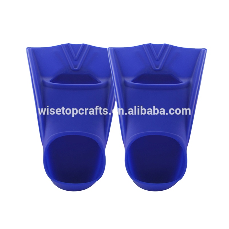 Practical kids silicone swim fins snorkeling diving swimming flippers