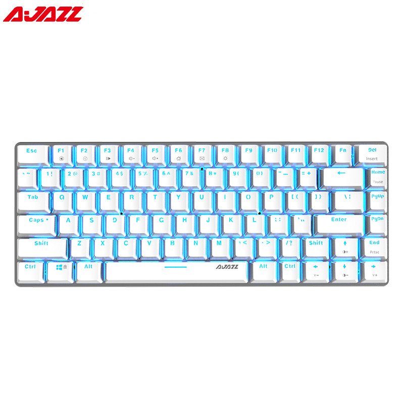 Клавиатура AJAZZ AK33 компактная Механическая игровая, 82 клавиши, защита от фиктивных нажатий, подсветка, для геймеров на Windows и ПК