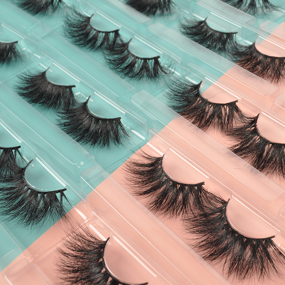 make own brand wholesale false full strip eyelashes factory direct sale custom packing box