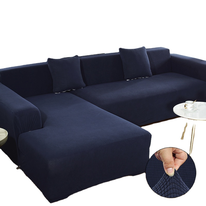 Hot Selling Sectional Elastic Couch Cover Wholesale Knitted Corn Kernel SlipCover High Quality All-inclusive Sofa Cover