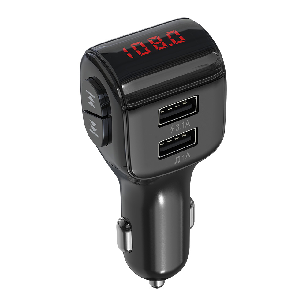 Беспроводной Fm-передатчик приемник с автомобильным прикуривателем Usb Mp3 автомобильный mp3-плеер