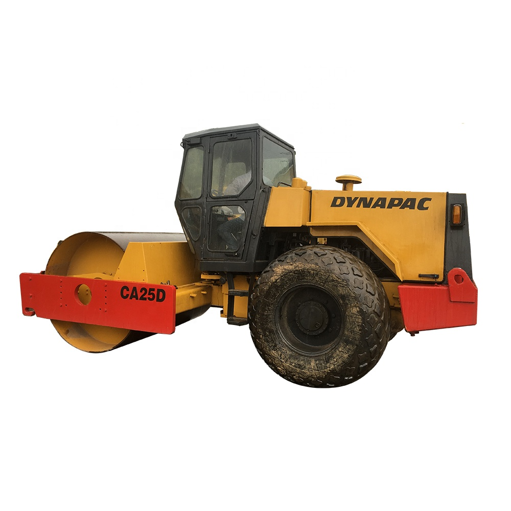 Second hand CA25D road roller with good conditional