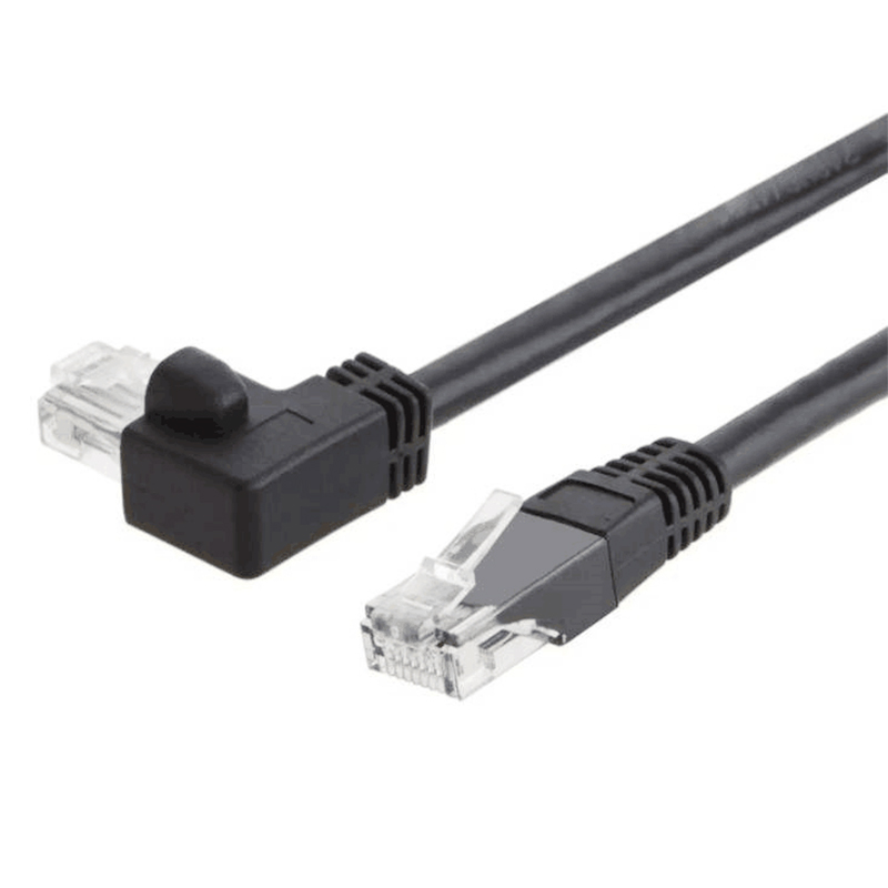 Под заказ, прямоугольный сетевой патч-корд 90 градусов, 26AWG Cat5 Cat5e Cat6 Cat7 Cat8 Rj45, сетевой патч-корд, кабель Lan, патч, Ethernet-кабель