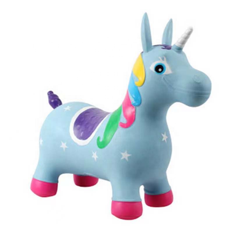 Wholesale healthty fitness sports pvc hot sale inflatable Jumping animals toy