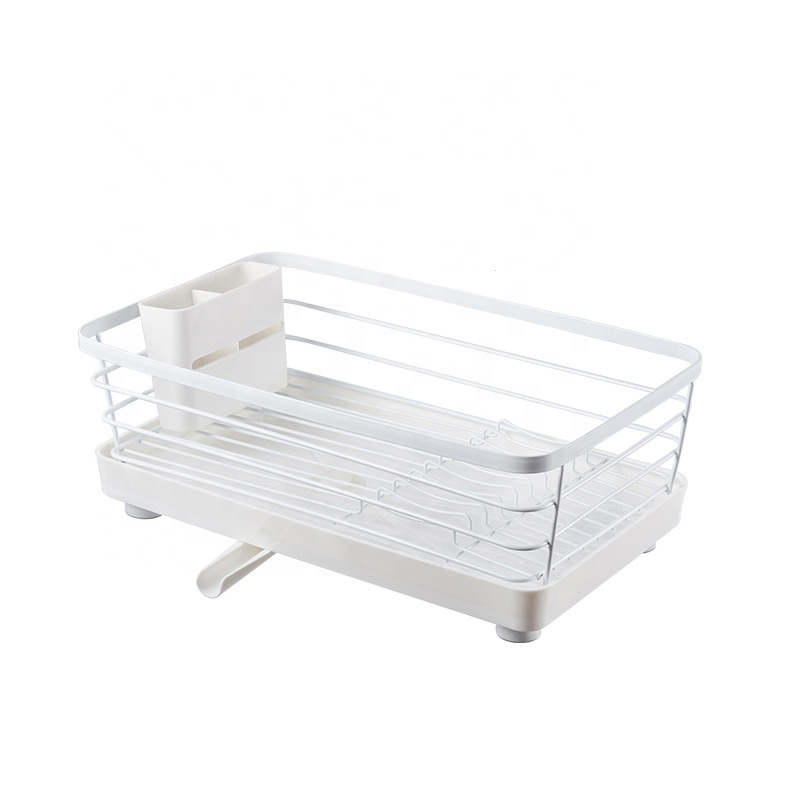Small Single Layer Kitchen Multi Function Storage Rack Household Dishes and Chopsticks Storage Rack Water Drain Rack