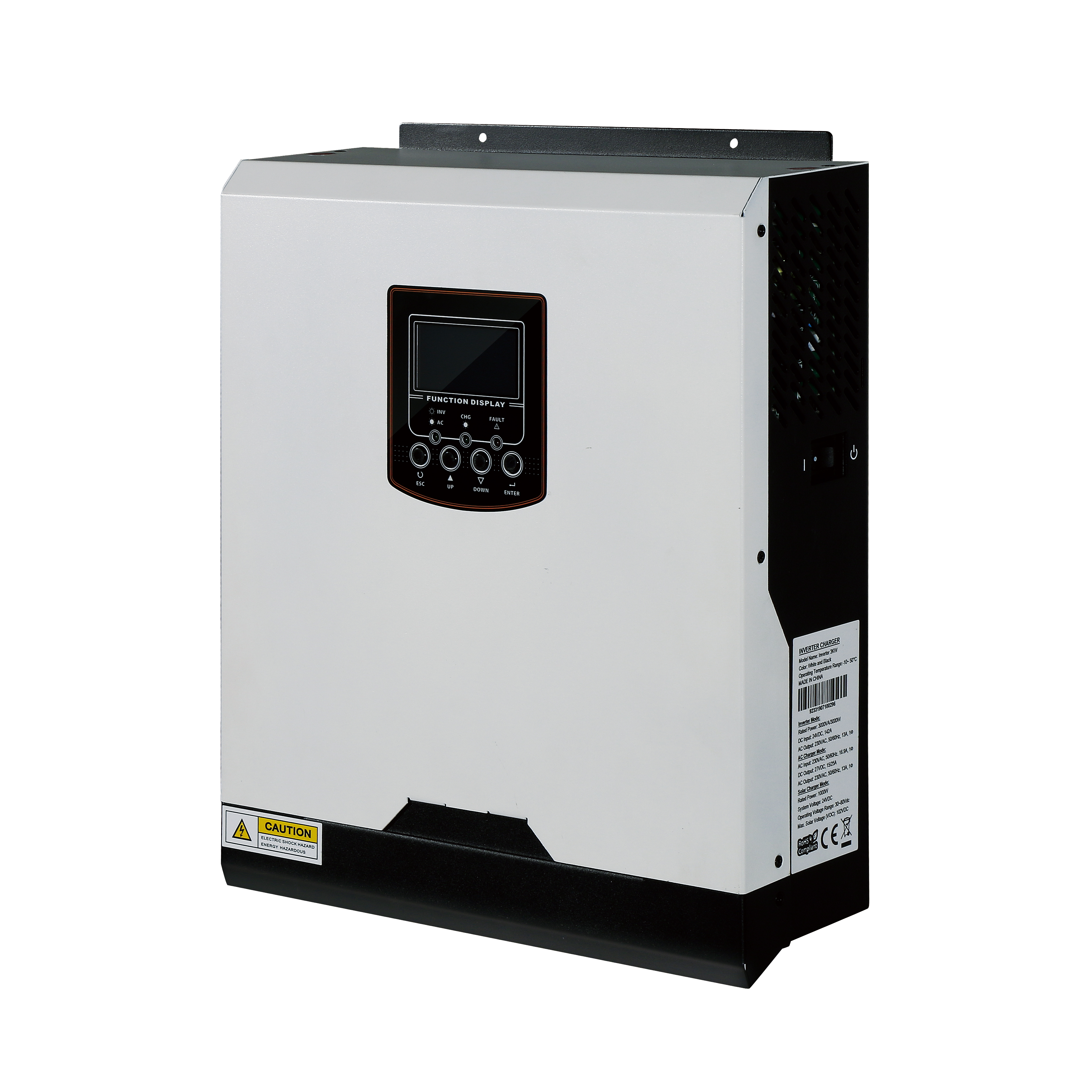 Гибридный солнечный инвертор 3kva 24 В, встроенный 50 А PWM по хорошей цене, солнечный инвертор