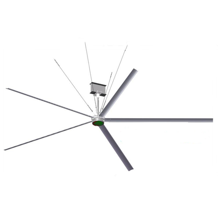 12feet to 24feet HVLS Large air ventilation warehouse big BLDC Ceiling fan with PMSM motor