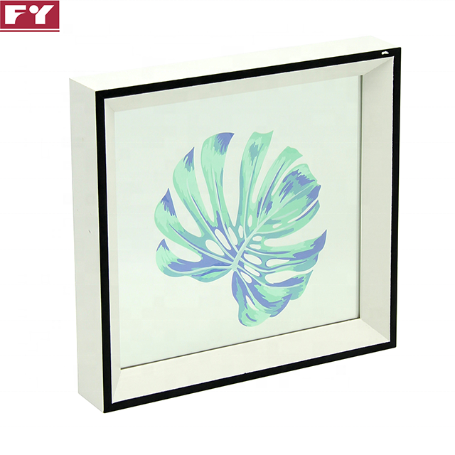 Creative glass wooden photo frame three-dimensional picture frame