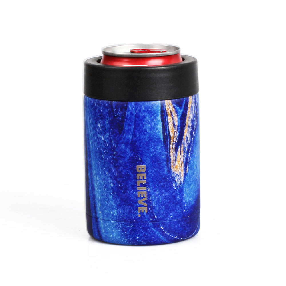 Eco-friendly с двойными стенками вакуумной изоляцией Coozies 12 унций нержавеющей стали может охладитель держатель для бутылки вина на открытом воздухе