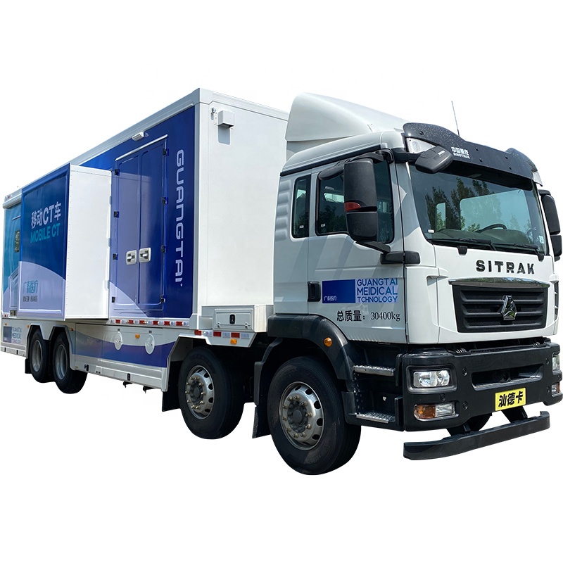 Independently operating factory direct medical vehicle mounted ct scan