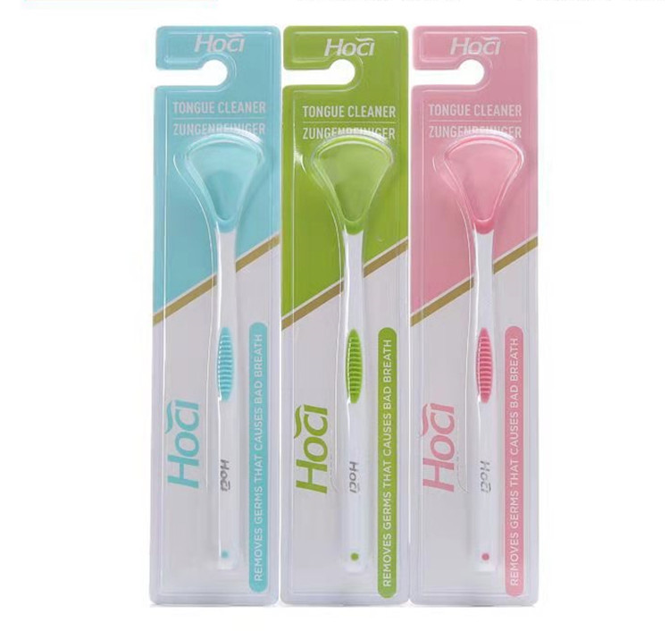 Hot-selling oral care quickly remove thick white tongue coating tongue scraper case